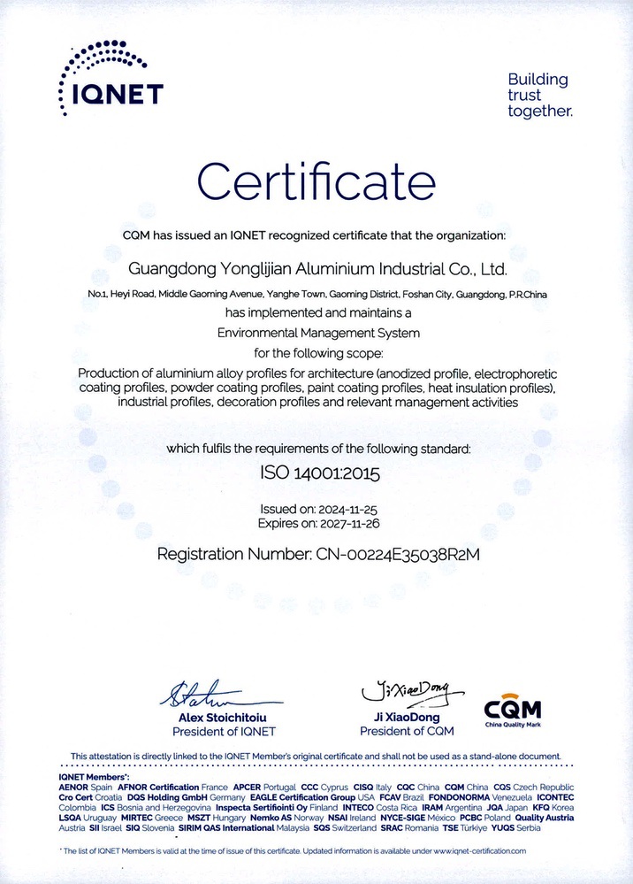 ISO14001 Environmental Management