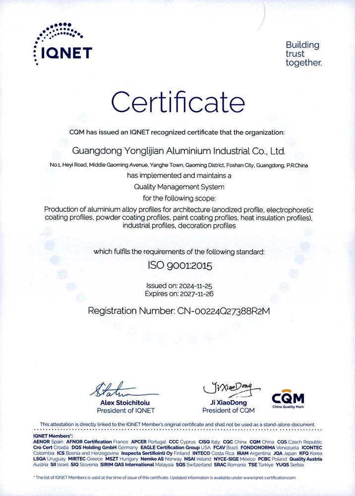 ISO90001 Quality Management