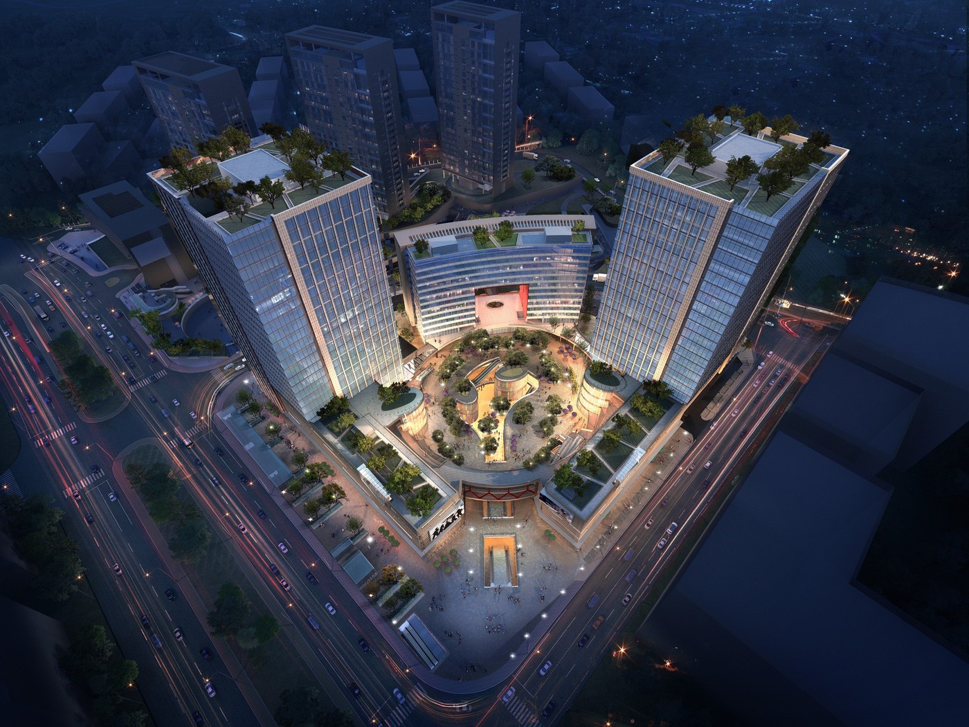 Panyu Wanbo Central Business District Automobile Trade City