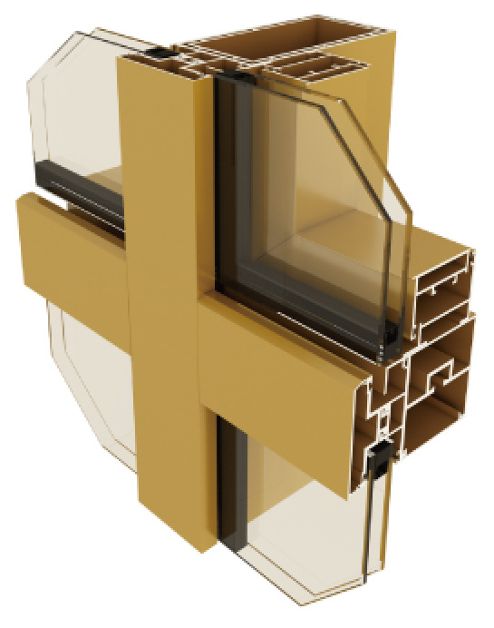 100 Hidden Frame Curtain Wall