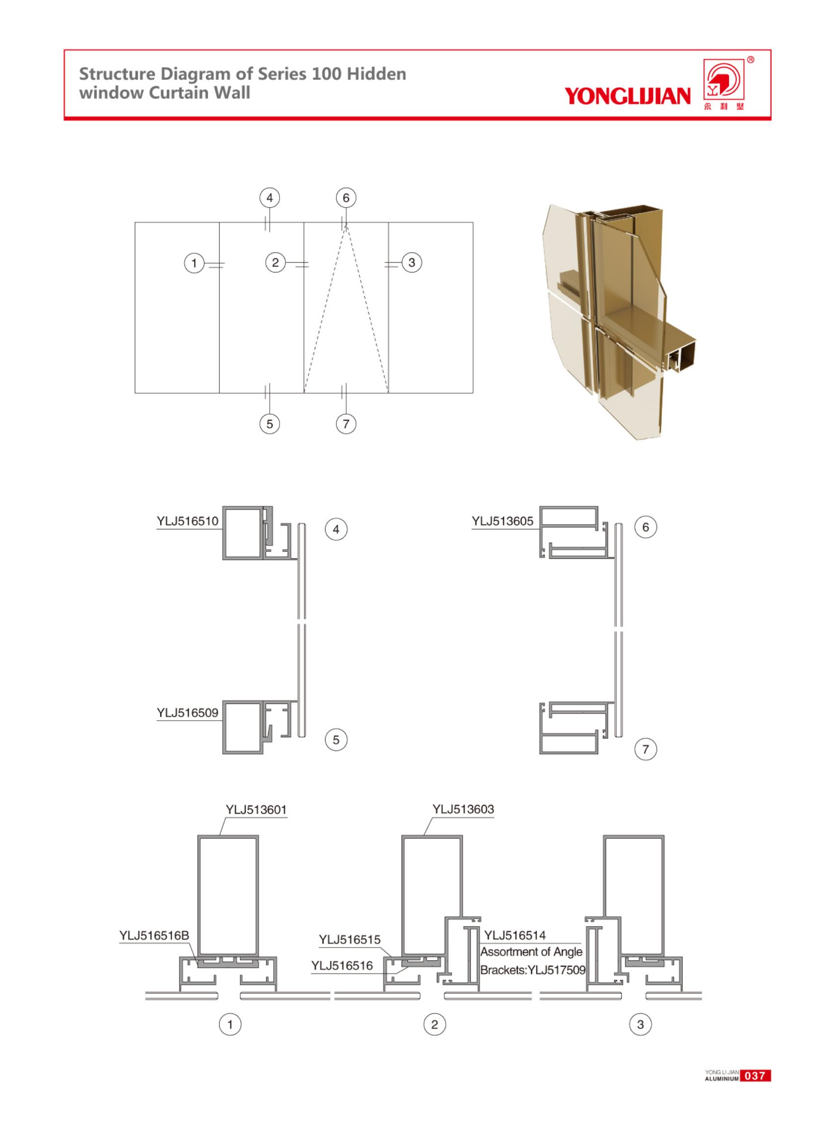 Structure Diagram of Series 100 Hiddenwindow Curtain Wall.jpg