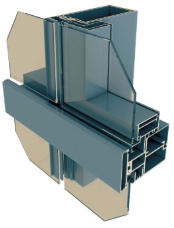 110-180 Hidden Frame、Semi Hidden Frame Curtain Wall